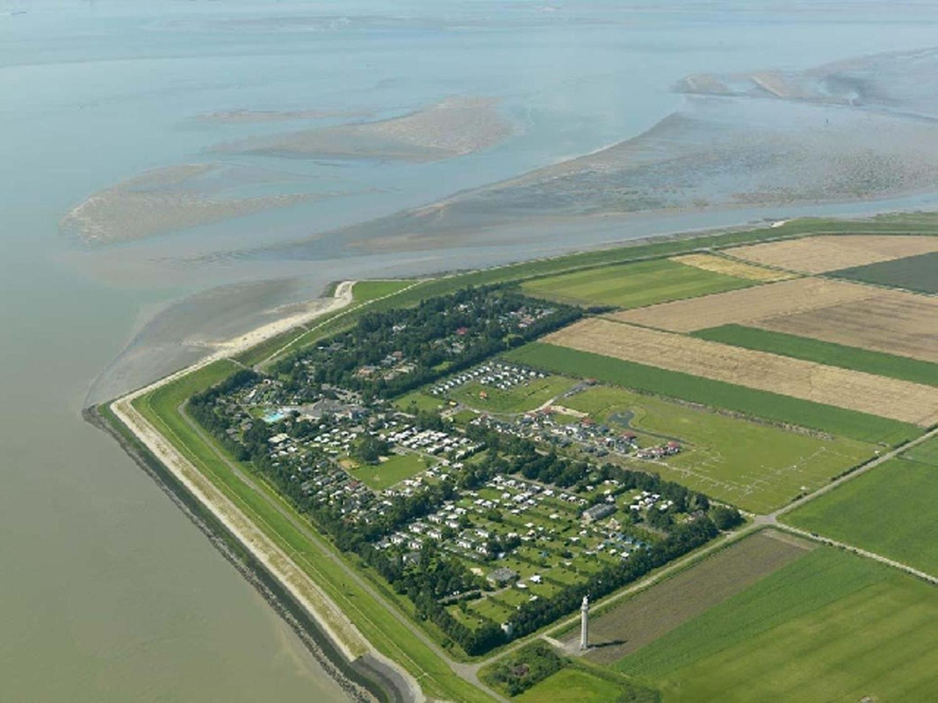 Campingplatz Scheldeoord Zeeland Neben Einem Sandstrand Baarland Esterno foto